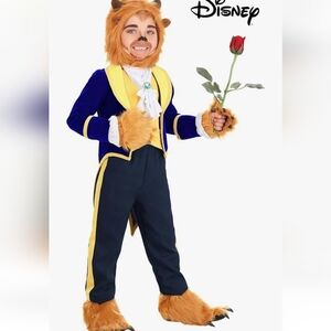 Disney Beast Kids Costume Royal Blue and Gold Beauty And The Beast 4T Halloween